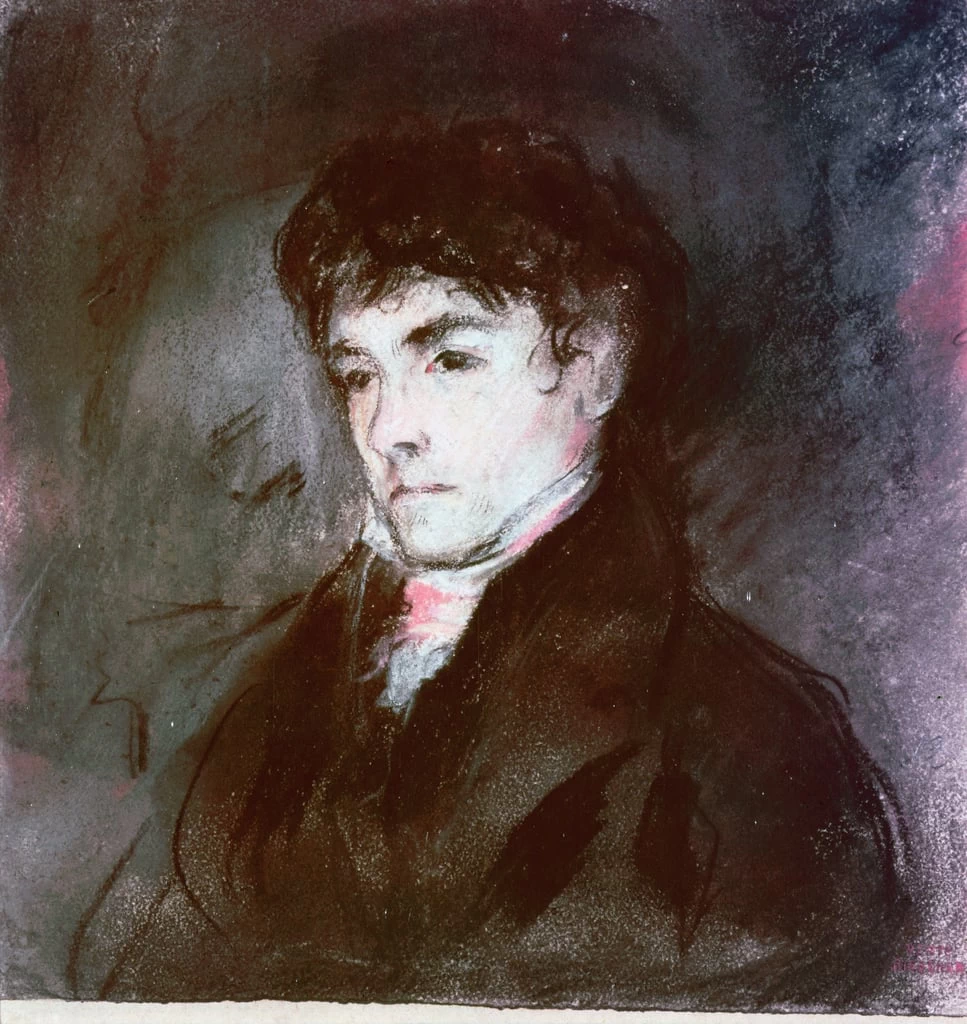 Léon Riesener - Ritratto di Eugene Delacroix